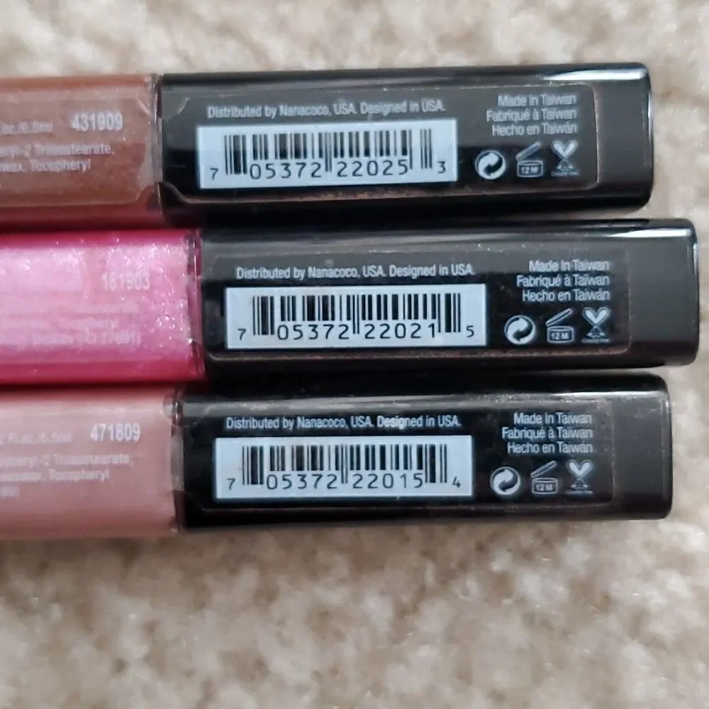NANACOCO Delight 3pc Laugh Out Loud Lip Gloss Collection